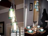 Tự làm đèn trang trí phòng khách handmade