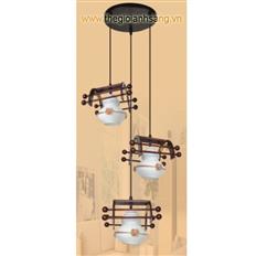 Đèn thả gỗ 150x200 TK087/81/3 TK087/81/3