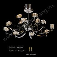 Đèn chùm LED kiểu Ý Ø750mm EC216-092-8243/12  EC216-092-8243/12