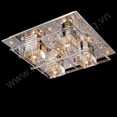 Đèn mâm ốp trần LED vuông Ø450 DR217-C878 DR217-C878