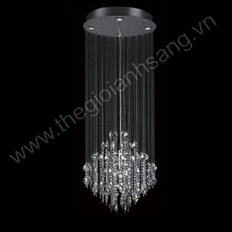 Đèn thả pha lê cao cấp Ø500 x H1300 RS216-100-8820/9+4A RS216-100-8820/9+4A