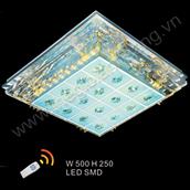 Đèn mâm áp trần LED vuông Ø500 AN 3198 AN 3198