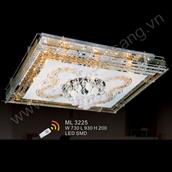 Đèn mâm áp trần LED chữ nhật 730x930 AN 3225  AN 3225