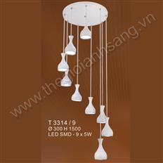 Đèn thả LED nhôm trang trí Ø300 AN 3314/9 AN 3314/9
