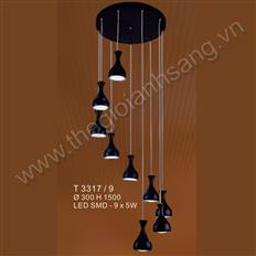 Đèn thả LED nhôm trang trí Ø300 AN 3317/9 AN 3317/9