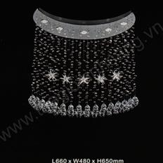 Đèn thả pha lê cao cấp RS216-100-8243/5 RS216-100-8243/5