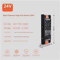 Bộ Đổi Nguồn Cao Cấp Diamond 24V DC 100W AL-AJ100-24V AL-AJ100-24V