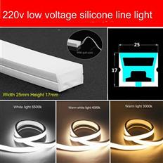 Dây LED Nổi Silicone Dẻo 220V 25x17mm AL-SC2517-220-16W AL-SC2517-220-16W