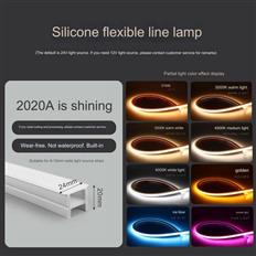 Dây LED Âm Silicone Dẻo 20x20mm AL-DG011A-2020 AL-DG011A-2020