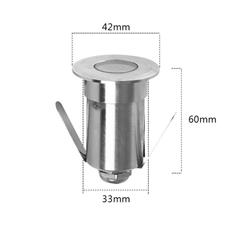 Đèn Âm Sàn LED 1W Ø42mm DK-MS43 DK-MS43