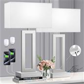 Đèn Bàn Chao Vải Cảm Ứng H530mm AL-QL5167A AL-QL5167A