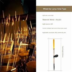 Đèn Bông Lúa Mỳ Năng Lượng Mặt Trời H900mm AL-XY006 AL-XY006
