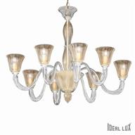 Đèn Chùm Thủy Tinh Ø320mm Ideal Lux Foscari SP8 Foscari SP8