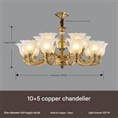 Đèn Chùm Đồng Tân Cổ Điển Ø1000mm AL-PD116-15  AL-PD116-15