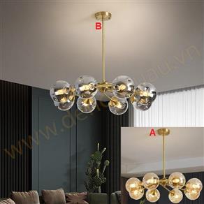 Đèn Chùm Thủy Tinh Trang Trí Ø810mm AL-MD5520A-8 AL-MD5520A-8