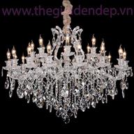 Đèn Chùm Pha Lê Nến 24 Tay Ø1200mm AL-TD0068-24 AL-TD0068-24