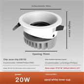 Đèn Downlight LED 20W Ø95mm AL-MD5244A AL-MD5244A