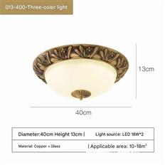 Đèn Ốp Trần Đồng LED Ø400mm AL-MD013-40 AL-MD013-40