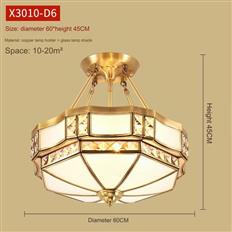 Đèn Ốp Trần Đồng Ø600mm AL-X3010-D6 AL-X3010-D6