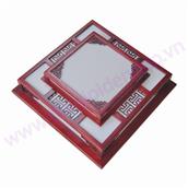 Đèn Ốp Trần Gỗ LED 3 Chế Độ 500x500mm AK-KG6341 AK-KG6341