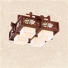 Đèn Ốp Trần Gỗ 615x615mm TH-1029-4 TH-1029-4