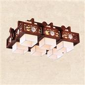 Đèn Ốp Trần Gỗ 880x625mm TH-1029-6 TH-1029-6