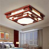 Đèn Ốp Trần Gỗ Vuông 550x550mm TH-6615 TH-6615
