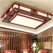 Đèn Ốp Trần Gỗ Chữ Nhật 1100x700mm TH-PA1903 TH-PA1903