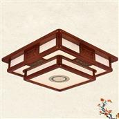 Đèn Ốp Trần Gỗ Vuông 550x500mm YN-1178 YN-1178
