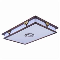 Đèn Ốp Trần Gỗ Chữ Nhật 1020x700mm YN-1807 YN-1807