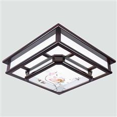 Đèn Ốp Trần Gỗ Vuông 550x500mm YN-2274 YN-2274