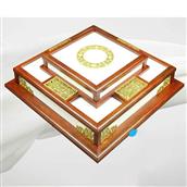 Đèn Ốp Trần Gỗ 550x550mm YN-6810-55 YN-6810-55