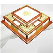 Đèn Ốp Trần Gỗ 550x550mm YN-6812-55 YN-6812-55