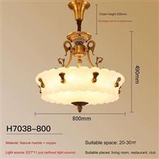 Đèn Thả Chảo Đá Cẩm Thạch Ø800mm AL-H7038-80 AL-H7038-80