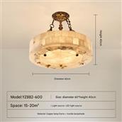 Đèn Thả Chảo Đá Ø600mm AL-MD882-60 AL-MD882-60