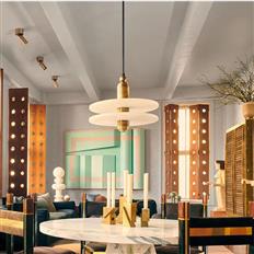 Đèn Thả Chao Đá Cẩm Thạch Ø280mm AL-ZT1130C-2 AL-ZT1130C-2