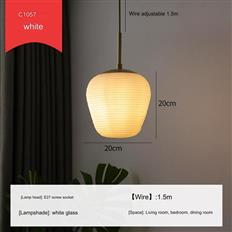 Đèn Thả Chao Thuỷ Tinh Ø200mm AL-C1057 AL-C1057
