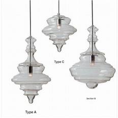 Đèn Thả Thủy Tinh Hiện Đại Ø280mm AL-MT8012A AL-MT8012A