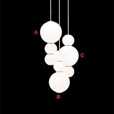 Đèn Thả Thuỷ Tinh Kiểu Bắc Âu Ø180mm AL-P1442-3A AL-P1442-3A