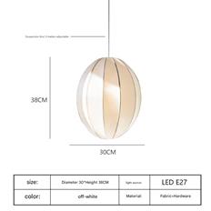 Đèn Thả Chao Vải Ø300mm AL-HG045-30 AL-HG045-30