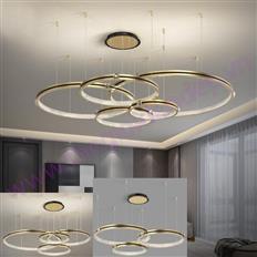 Đèn Thả Năm Vòng Pha Lê LED AL-MD6082-5 LED AL-MD6082-5