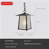 Đèn Thả Ngoài Trời 180x180mm AL-D026E AL-D026E