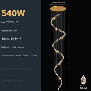 Đèn Thả Thông Tầng Ø1000mm AL-YF266-108 AL-YF266-108