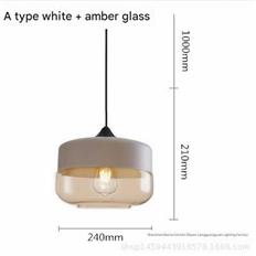 Đèn Thả Thuỷ Tinh Ø248mm AL-HS1158A AL-HS1158A