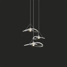 Đèn Thả Thuỷ Tinh Kiểu Bắc Âu Ø200mm AL-HY01-20 AL-HY01-20