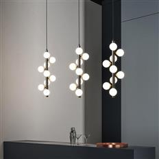 Đèn Thả Thủy Tinh Kiểu Bắc Âu H1600mm AL-PD5449B-9 AL-PD5449B-9