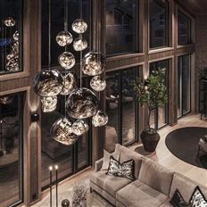 Đèn Thả Thủy Tinh Kiểu Bắc Âu Ø150mm AL-C5889A-15 AL-C5889A-15