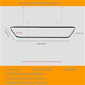 Đèn Thả Văn Phòng Chữ Nhật L1200mm AL-PD8294B-120 AL-PD8294B-120