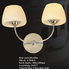 Đèn tường chao thủy tinh đôi nấm VR3 A7040/2 VR3 A7040/2