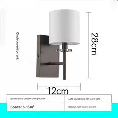 Đèn Tường Chao Vải H280mm AL-W089 AL-W089